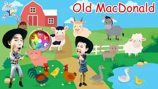 Old MacDonald Had A Farm || Wheel of Fortune!! | Kids Songs and Nursery Rhymes || EduFam ~