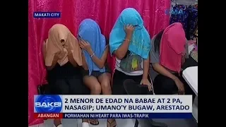 2 menor de edad na babae at 2 pa, nasagip; Umano'y bugaw, arestado