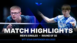 Felix Lebrun vs Lee Sangsu | MS R32 | WTT Star Contender Goa 2023