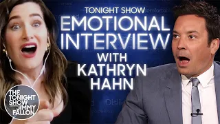 Emotional Interview with Kathryn Hahn | The Tonight Show Starring Jimmy Fallon