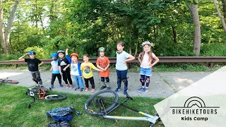 How to Teach Kids Ride A MOUNTAIN BIKE | Mountain Biking Tutorial | Pump Track | Beginner MTB Skills