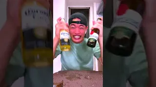 Nonomen funny video😂😂😂 | shake & inhale beer challenge🍺 | See Tinh #Shorts