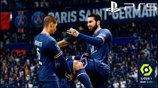 FIFA 22 | Paris Saint Germain vs Nice | Le Parc des Princes | Ligue 1 Uber Eats | PS5