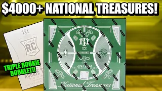 MONSTER TRIPLE ROOKIE BOOKLET! | 2021-22 Panini National Treasures NBA