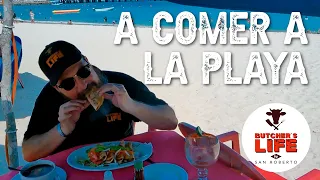 Donde comer en la PLAYA de HUATULCO? 🏝️☀️🍤🍺🍹😋 BUENO, BONITO y BARATO!!!