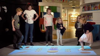 Interactive Floor Magic Carpet GCC- Preschool set- Annie and Johnny