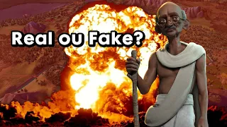 Gandhi Nuclear em Civilization: real ou fake? 💣☮️ #civilization