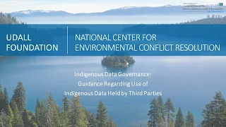Indigenous Data Governance: Guidance Regarding Use of Indigenous Data Held by Third Parties
