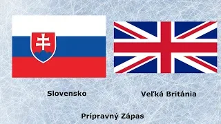 Slovensko VS Veľká Británia Prípravný Zápas Na MS 2019