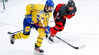 Highlights from Canada East vs. Sweden at the 2023 World Junior A Hockey Challenge