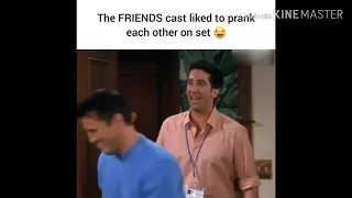 Friends cast pranking each other on set