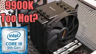 i9 9900K Thermals & Voltage Featuring The BeQuiet Dark Rock 4