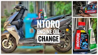 Tvs Ntorq Engine oil Change | Tips & Tricks | Ep-1