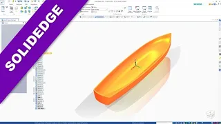 Bootsrumpf - Boat Hull - SolidEdge 2022 Training - Part Design