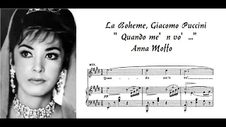 "Quando m'en vo'" La Boheme, G. Puccini - Anna Moffo, Maria Callas (OMG!) and Rolando Panerai