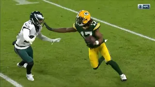 Aaron Rodgers throws his 400th career touchdown pass to Davante Adams