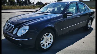 Презентация New Mercedes W211 распила. Пробег 13 тыс км