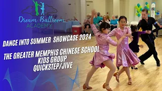 The Greater Memphis Chinese School Kids - Quickstep/Jive @ Dream Ballroom Academy in Memphis TN