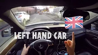 DRIVING A LEFT HAND CAR IN THE UK 🇬🇧