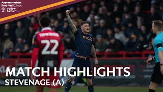 MATCH HIGHLIGHTS: Stevenage v Bradford City