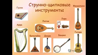 Музыкальные инструменты - струнно-щипковые