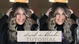 Lived In Blonde Hair Color Tutorial | Money Piece Highlights | Beachy Blonde