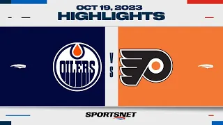 NHL Highlights | Oilers vs. Flyers - October 19, 2023