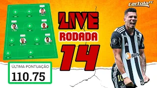 LIVE CARTOLA FC 2023 RODADA 14 - TIME PRA PASSAR DE 100! COMO ESCALAR NA RODADA MAIS DIFÍCIL DO ANO?