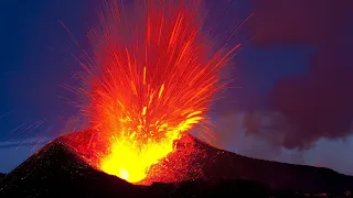 The history of Volcano Krakatoa in 1 minute