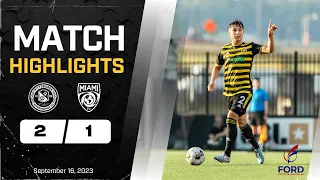 Pittsburgh Riverhounds vs. Miami FC Match Highlights 9-16-23