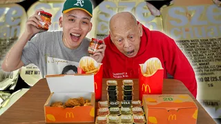 Chinese Grandpa Tries McDonald’s Szechuan Sauce! (McDonald’s Szechuan Sauce vs REAL Szechuan Sauce!)