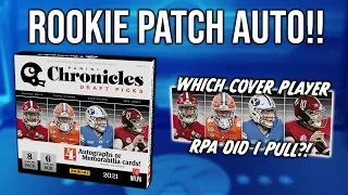 💥GREAT ROOKIE PATCH AUTO! 💥 | 2021 Panini Chronicles Draft NFL Hobby Box Review