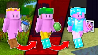 Minecraft Random Item Challenge VS 3 Hunters FINALE