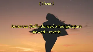 [1 Hour ] Bananza (belly dancer) x temperature (slowed+reverb) [tiktok version]