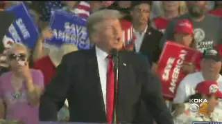 Former President Donald Trump Holds Rally In Ohio