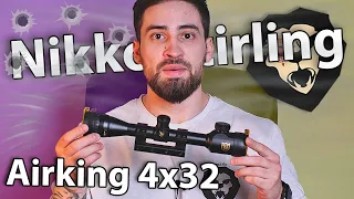 Оптический прицел Nikko Stirling Airking 4x32 AO HMD (Подсветка) видео обзор