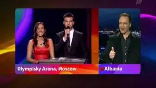 Eurovision2009 Как Ургант приколол албанца