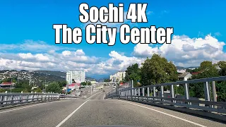 Sochi 4K - The City Center - Driving