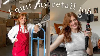 I QUIT MY RETAIL JOB TO BE A CONTENT CREATOR | Lydia Murphy