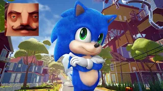 Hello Neighbor - My New Neighbor Big Sonic the Hedgehog Baby Act 2 Gameplay Walkthrough