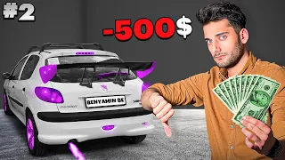 Internet 206 parts // با اینترنت لوازمیش کردم! #caraccessories