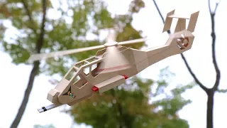 How To Make a Helicopter (RAH 66 Comanche) Popsicle Sticks