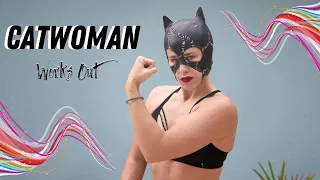 CATWOMAN WORKS OUT!!! Fitness | Arm Workout | Fit GEEK