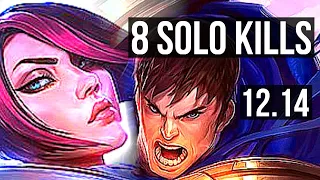 FIORA vs GAREN (TOP) | Penta, 2.5M mastery, 8 solo kills, Legendary | EUW Diamond | 12.14