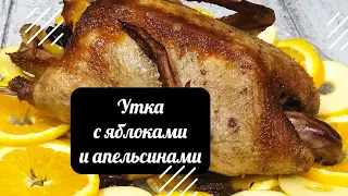 🌲Новогодние рецепты🌲 Утка с яблоками и апельсинами