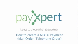 How to create MOTO payment (Mail Order - Telephone Order)