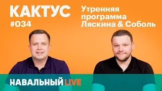 Кактус #034. Блогеры опознали напавших на Навального. Гость — Митя Алешковский, фонд «Нужна помощь»