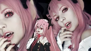 ☆ Krul Tepes Cosplay Makeup Tutorial 終わりのセラフ 「クルル・ツェペシ ☆