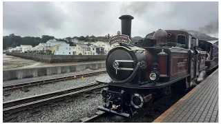 No. 10 Merddin Emrys at Porthmadog on the Ffestiniog Railway!