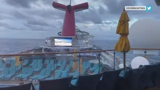 Cruise ship caught up in storm over Memorial Day weekend